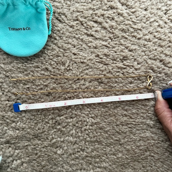 Tiffany & Co Rose Gold Infinity Necklace - Picture 8 of 9